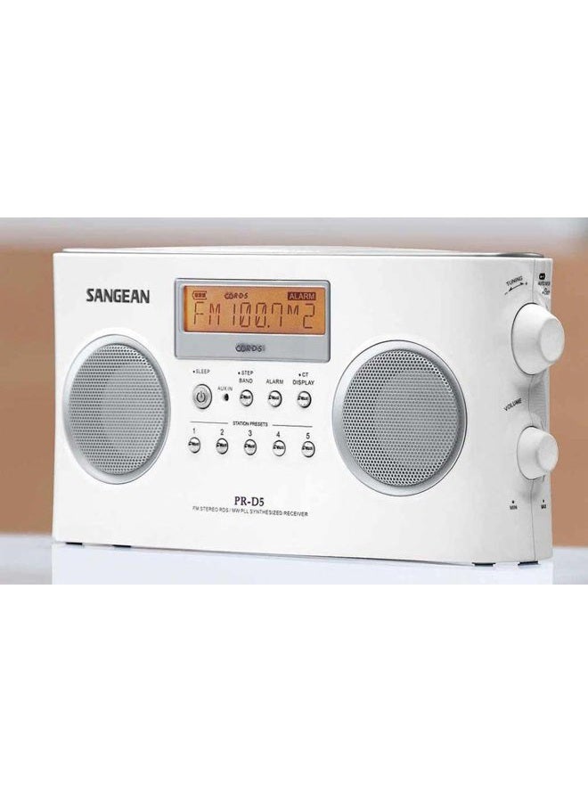 SANGEAN راديو محمول PR-D5 AM/FM-RBDS مع ضبط رقمي - Image 2