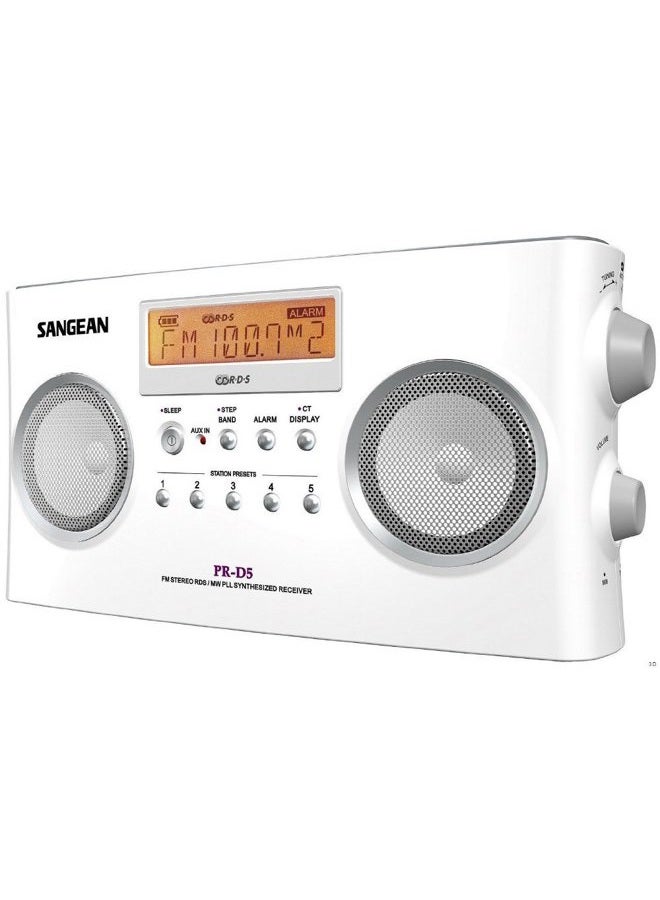 SANGEAN راديو محمول PR-D5 AM/FM-RBDS مع ضبط رقمي - Image 1