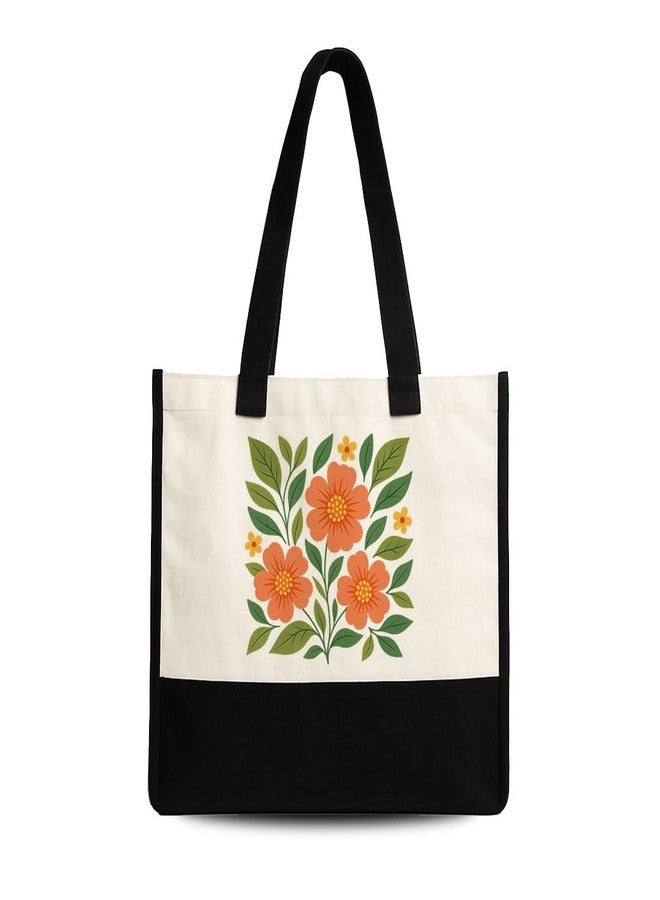 TrendoPrint Eco-Friendly Jute Tote Bag for Women | Reusable Shopping Bag with Sturdy Handles | Large Capacity Multipurpose Handbag for Grocery, Office, Travel & Daily Use (JB72) - Image 1