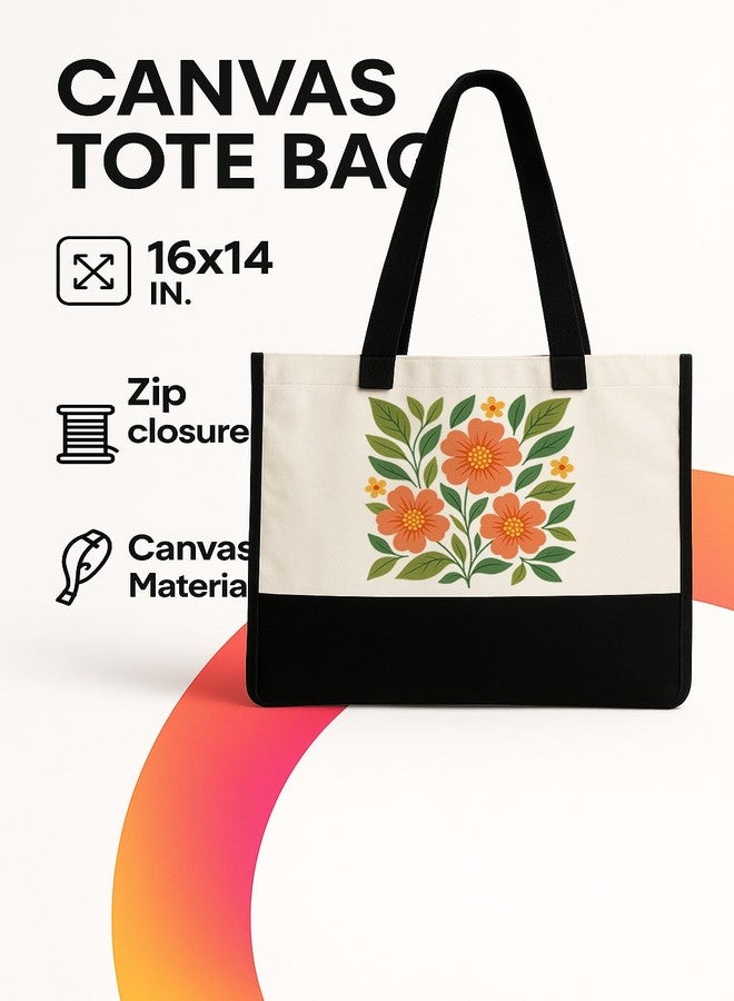 TrendoPrint Eco-Friendly Jute Tote Bag for Women | Reusable Shopping Bag with Sturdy Handles | Large Capacity Multipurpose Handbag for Grocery, Office, Travel & Daily Use (JB72) - Image 5