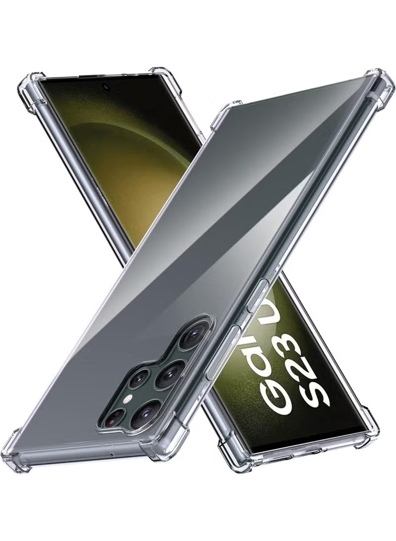 PROMASS Transparent Clear Case for Samsung Galaxy S23 Ultra – Shockproof TPU Bumper, Anti-Yellow, Slim Protective Cover - Image 1