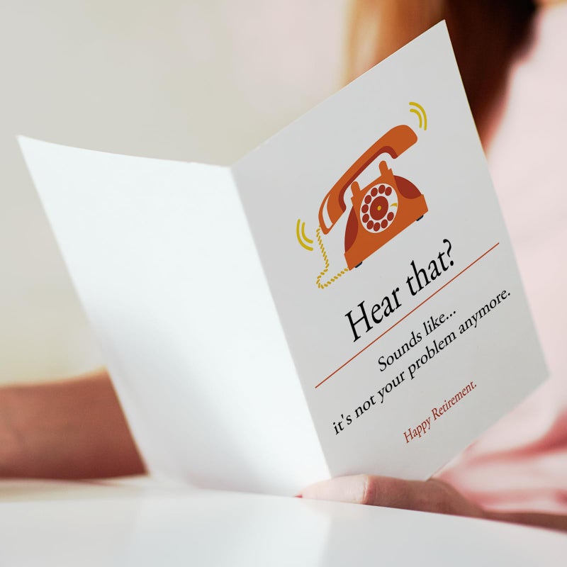 Beixian Funny Retirement Gifts for Women Men, Humor Retirement Leaving Card for Him Her Retired Friends Boss Teachers Nurses Dad Mom - Image 5