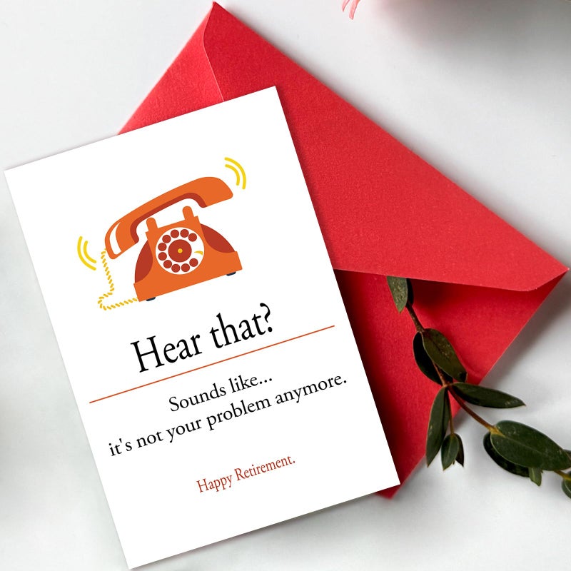 Beixian Funny Retirement Gifts for Women Men, Humor Retirement Leaving Card for Him Her Retired Friends Boss Teachers Nurses Dad Mom - Image 4