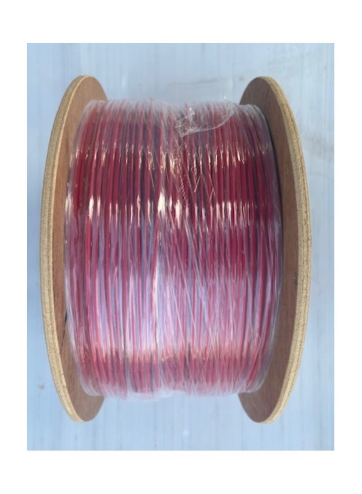 Oman Cables Single Core Copper Wire Low Smoke Zero Halogen (LSZH) Red Color 91.44 M (100 yards) Roll - 450/750V - Image 4