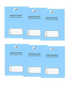 Psi 6-Piece Single Line Exercise Notebook 80 Pages  - Image 1