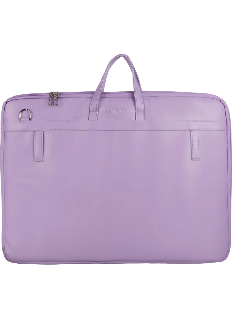 Hobi Market Art Leather Project Painting Bag 40X55 Cm. Pastel Lilac