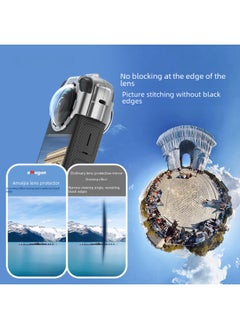 Generic AMagisn Amai Insta360 X3 Buckle Anti-fog Lens Protective Mirror Protective Cover Sports Camera Accessories-Color:Silicone Sleeve  - Image 5
