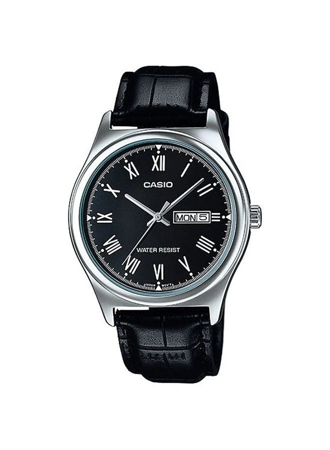 CASIO Leather Analog Watch MTP-V006L-1BUDF - Image 1