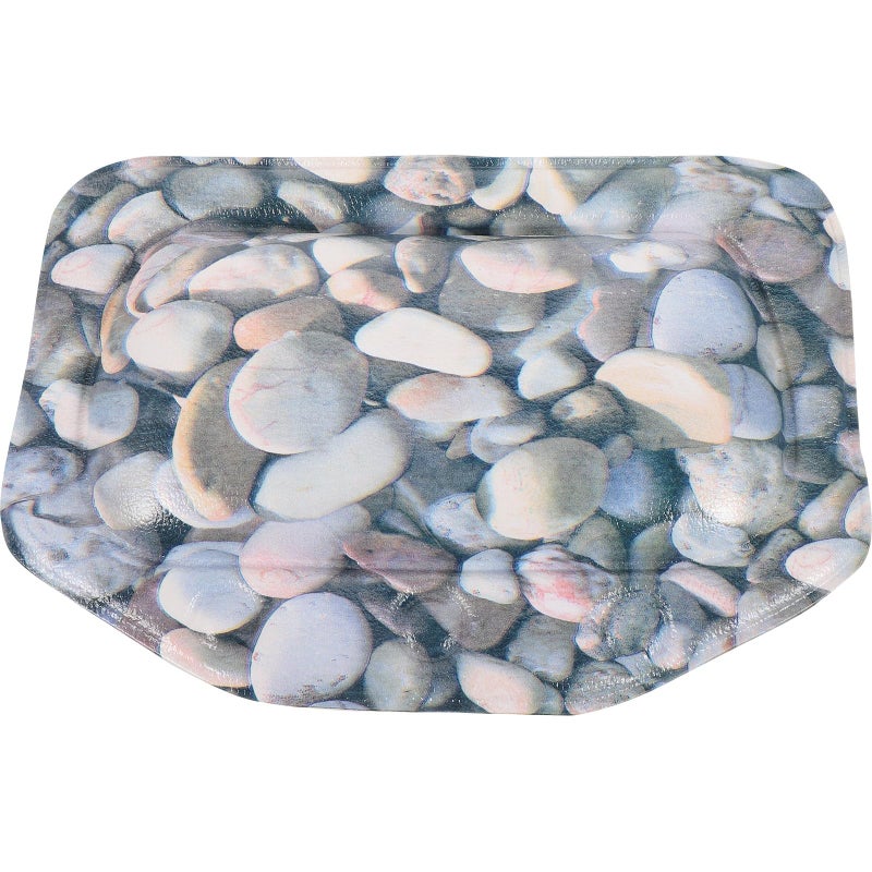 Soft Foam Bathtub Pillow with Suction Cups Stone Pattern Spa Headrest Cushion for Home Hotel Relaxation - Image 2