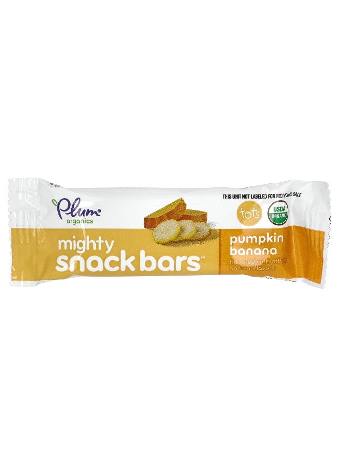 Plum Organics Plum Organics, Mighty Snack Bars, Tots, Pumpkin Banana, 6 Bars, 0.67 oz (19 g) Each  - Image 3