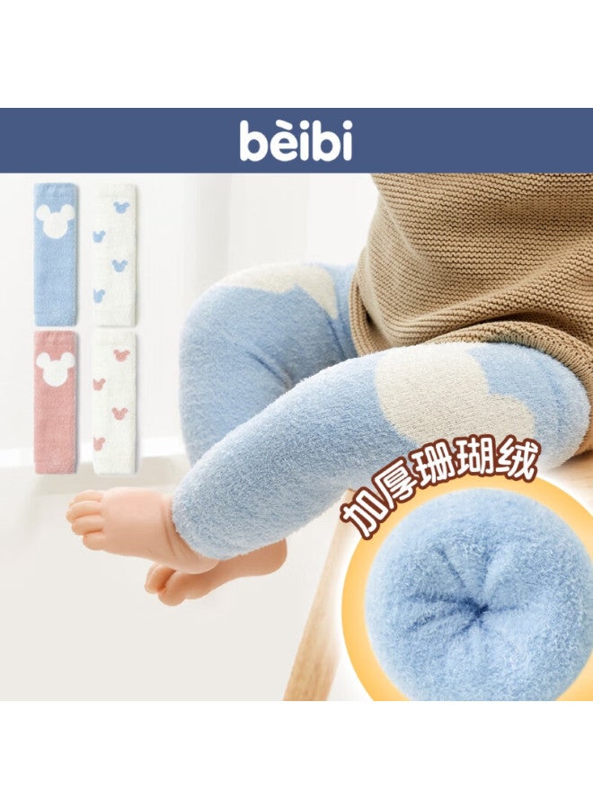 Beibi Beibi Baby Knee Socks, Pure Cotton, For Young Infants, Spring And Summer, Diaper Changing Aid, Spring And Autumn, Long Tube Leg Guards, Non-binding  - Image 2