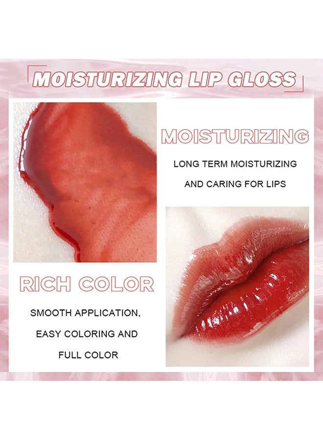 Dragon Ranee 4Pcs Shine Lip Gloss, 4 Color Matte Liquid Lipstick Makeup Set Kit, Long Lasting Waterproof Hydrating Lip Gloss Lip Glaze Set, Pigmented Lip Makeup Gift Sets for Girls and Women (A) - Image 5