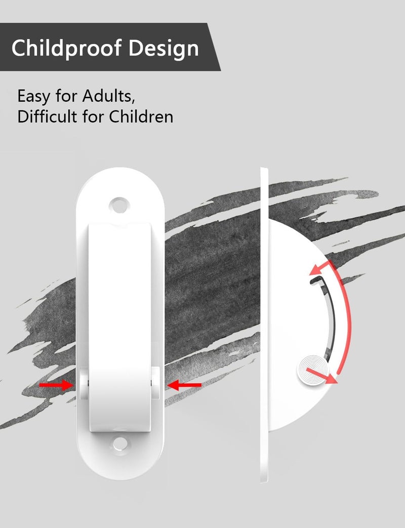 ILIVABLE Light Switch Guard, Childproof Fully Enclosed Light Switch Covers Protects Your Lights or Circuits from being Accidentally Turned On or Off by Children and Adults (White, 2 Pack) - Image 3
