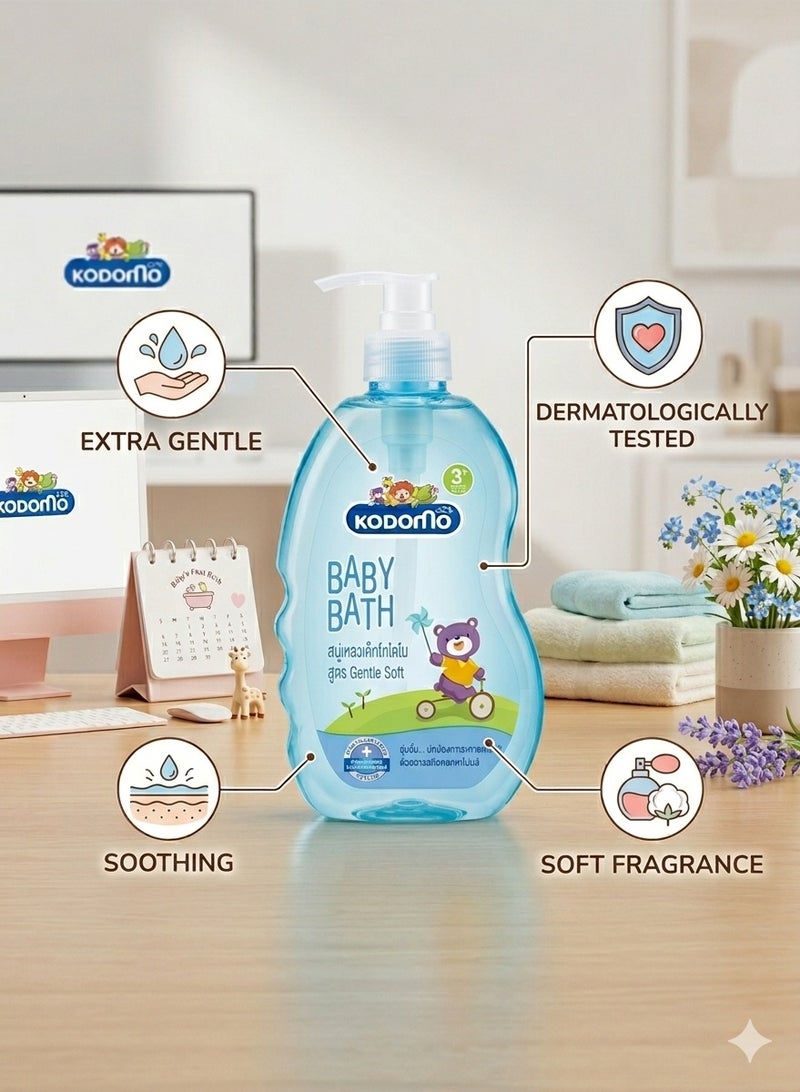 Kodomo Gentle Soft Baby Bath Wash 400ml - Image 2