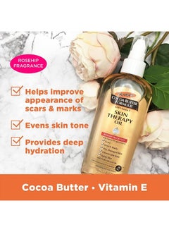 PALMER'S Cocoa Butter Formula Skin Therapy Moisturizing Body Oil with Vitamin E, Rosehip Fragrance, 2 Ounces  - Image 3