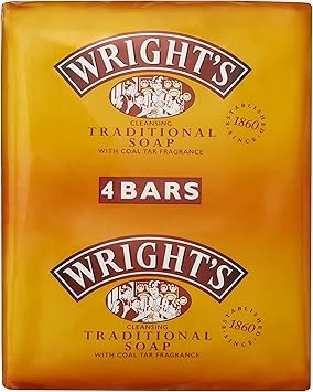 Wrights صابون رايتس التقليدي برائحة القطران 125 جرام عبوة من 4 - Image 1