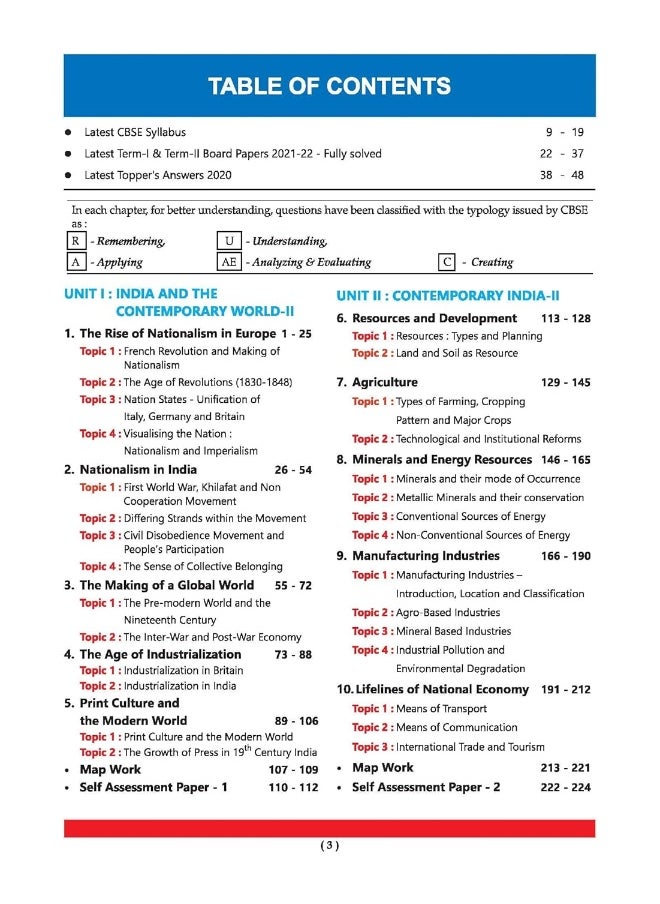 null - Oswaal CBSE Chapterwise & Topicwise Question Bank Class 10 Social Science Hardcover Book (For 2022-23 Exam) - Image 1