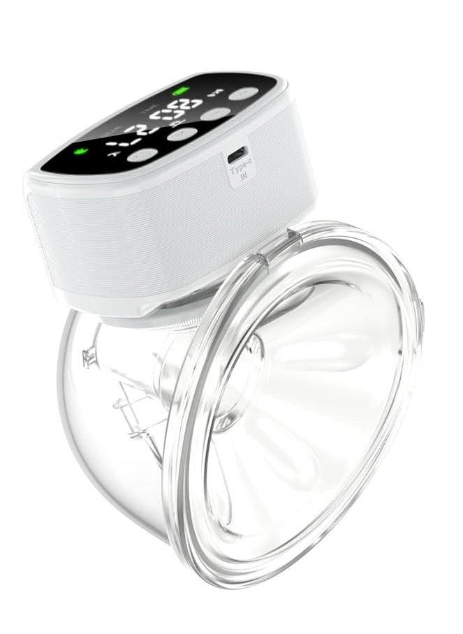 Generic Electric Hands-Free Wearable Pump With 2 Modes and 9 Levels, Type-C Rechargeable, Smart LED Display, Quiet & Portable for On-the-Go Moms  - Image 1
