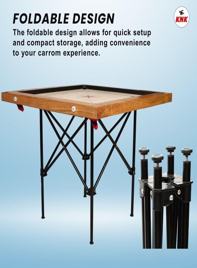 KNK Carrom Board Stand - Foldable, Height Adjustable, Professional Quality - Image 2