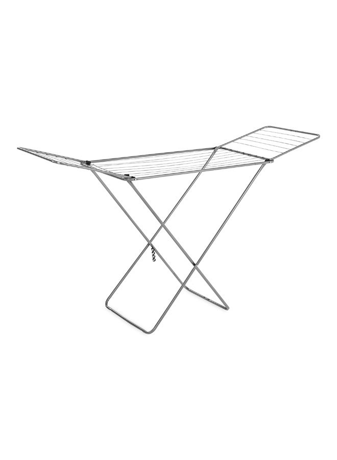 Stainless Steel Foldable Clothes Drying Rack, Multi-Level Winged Laundry Stand - Image 1