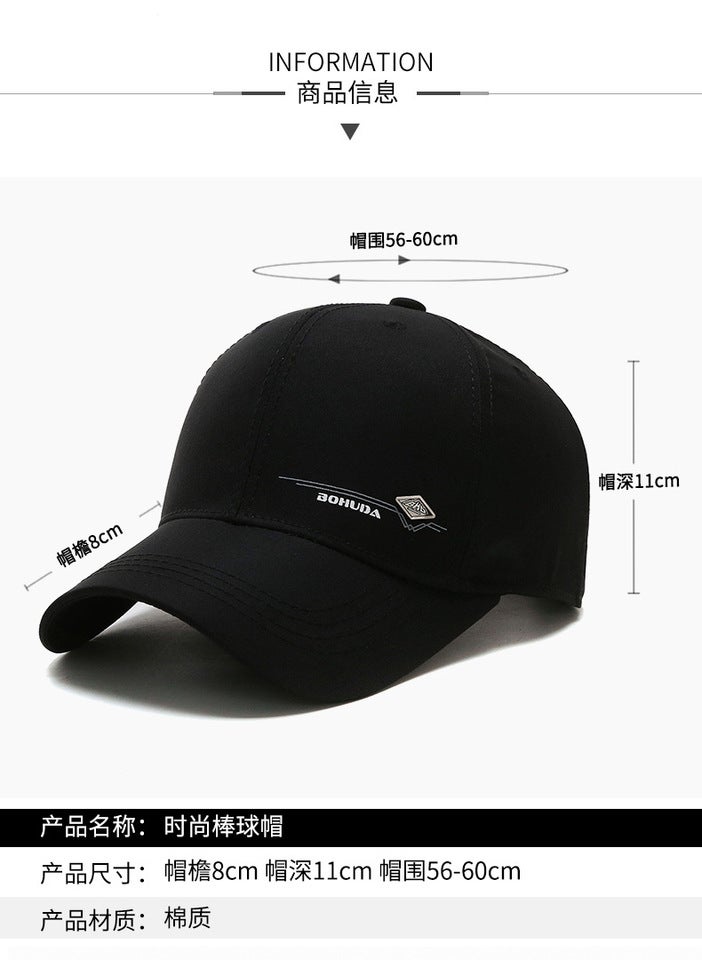 Men Spring Cap Middle-aged Outdoor Casual Sunshade Baseball Hat - Image 3