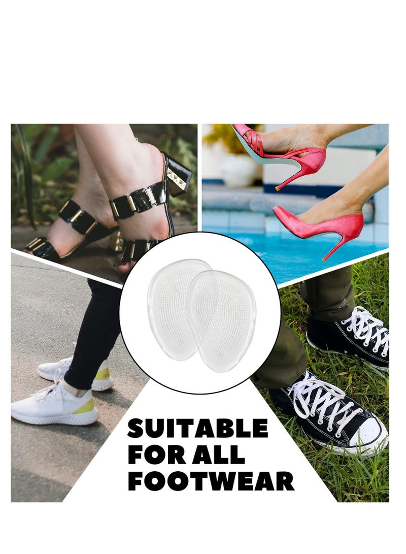 زوج واحد من وسادة الجل لمقدمة القدم ونعال القدم والعناية بها وتخفيف الآلام - لون عشوائي - Image 2