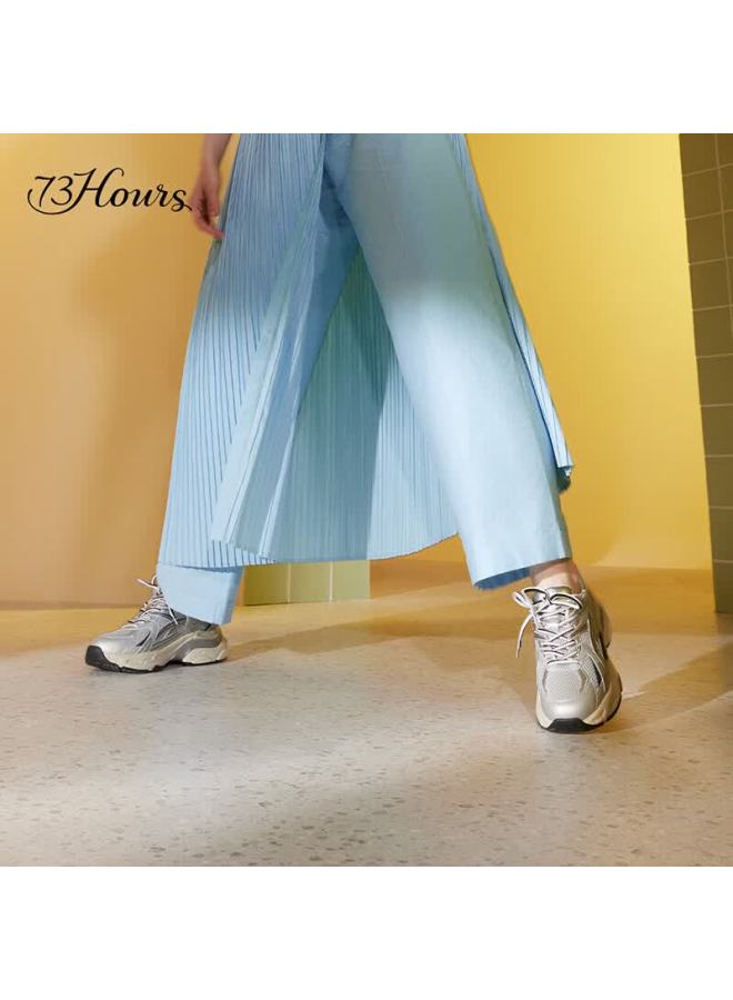 73hours Women's Shoes, Silver Starry Sky New Style, Thick-soled Heightening Dad Shoes, Casual Sneakers, Fashionable Women's Footwear - Image 3
