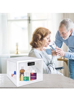 MOCOM Premium Clear Locking Box, Secure Storage Solution for Medicines, Snacks, Electronics & More! Stackable, Easy Access, BPA-Free, 4.7 Gallon Capacity, Breathable Design  - Image 5
