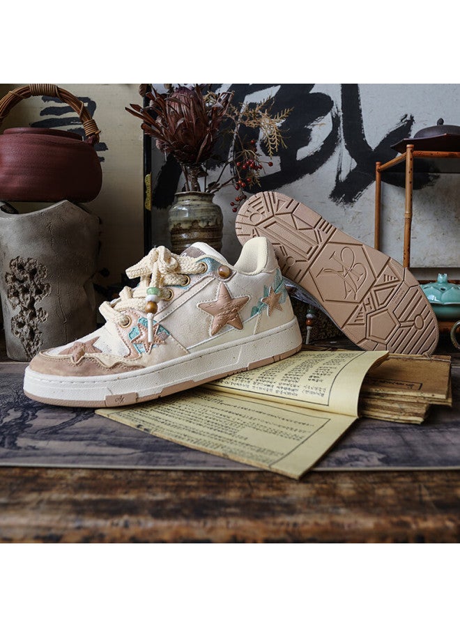 Kaalixto Kaalixto Zhengzhou Limited Edition Canvas Shoes New Chinese Style Design Star Shoes Unisex Couple Shoes Qingming Riverside Scene Size 38 - Image 5