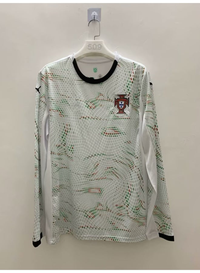 2526 Portugal Guest Long Sleeve Football Jersey - Image 1