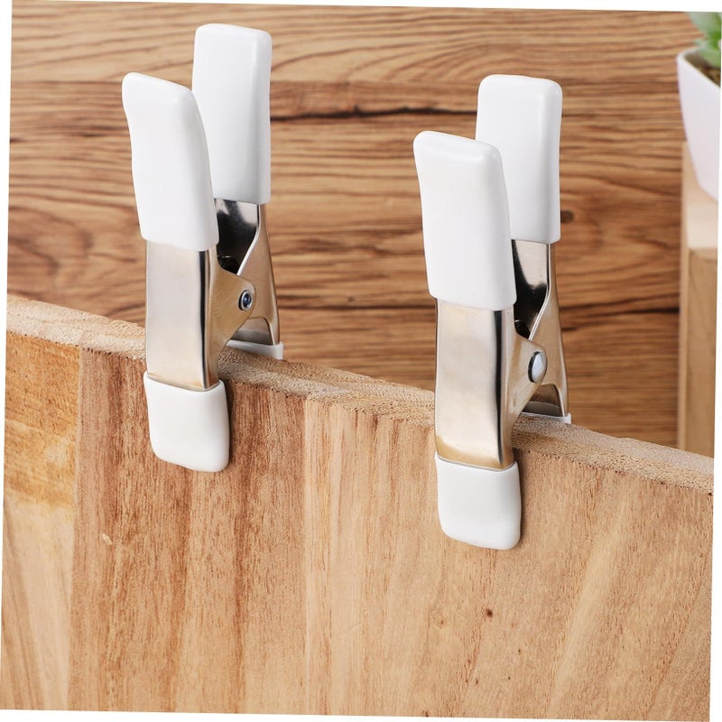 5Pcs Plastic Heavy Duty Backdrop Spring Clamps White - Image 5