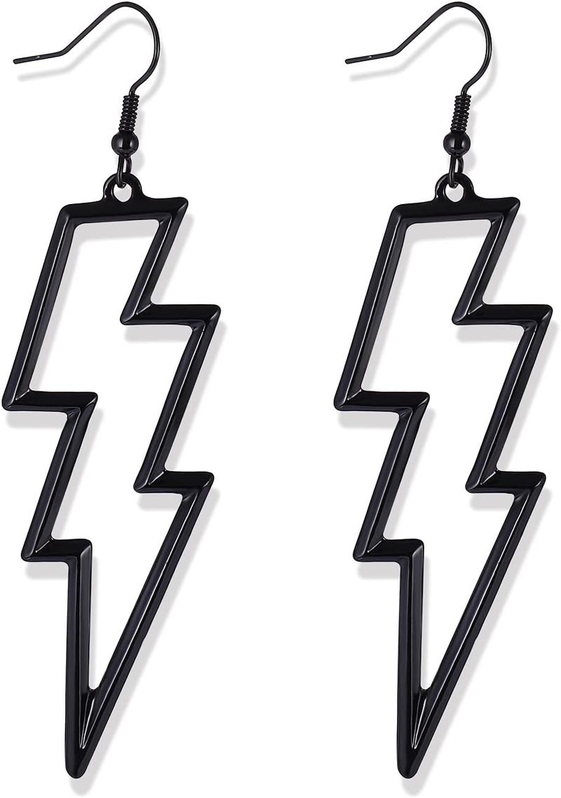 YAHPERN Lightning Bolt Drop Dangle Earrings For Woman Statement Flash Thunder Hook Earrings Punk Fashion Jewelry - Image 1
