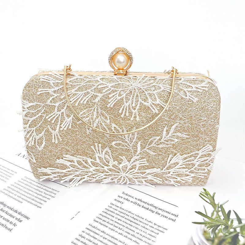 New Cheongsam Women'S Bag Pearl Handbag Single Shoulder Crossbody Bag Socialite Style Retro Handbag Clutch Versatile - Image 4