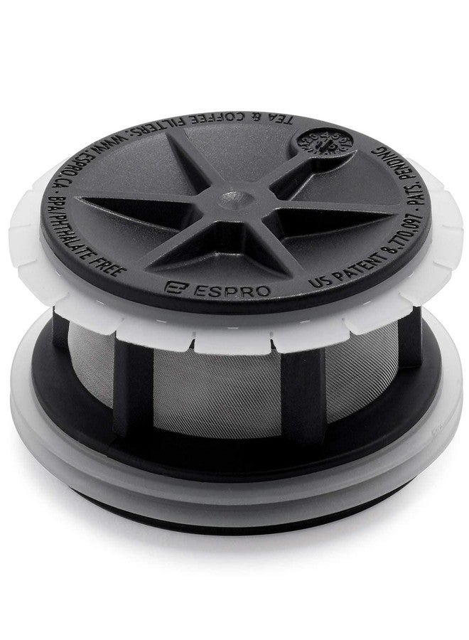 إسبرو فلتر شاي بديل دقيق من إسبرو لماكينة تحضير القهوة الفرنسية إسبرو P1/P0، سعة 12/16 أونصة - Image 2