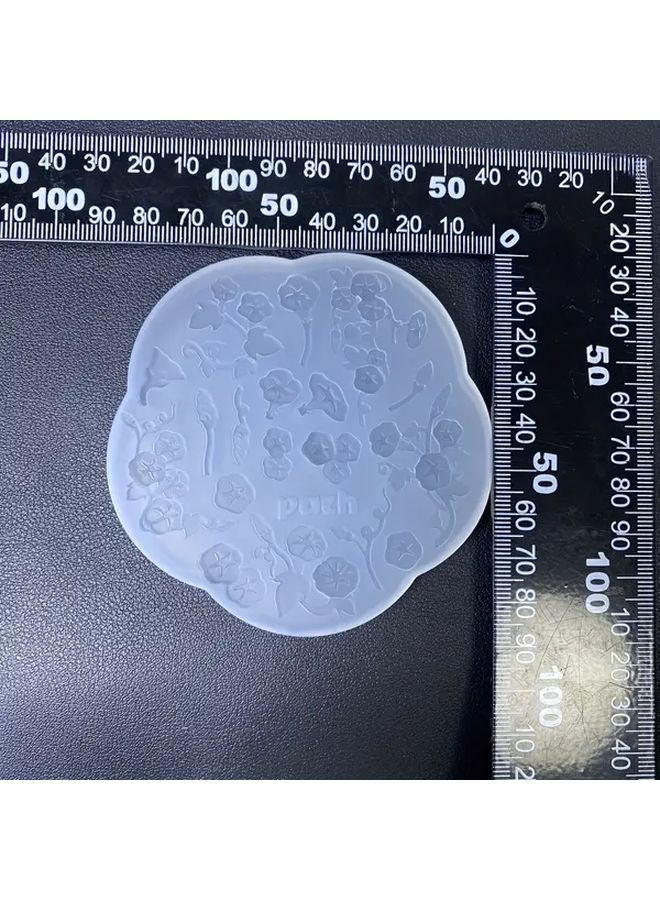 Silicone Mold With Intricate Floral Design For Jewelry Making Resin Art Supplies - Image 3