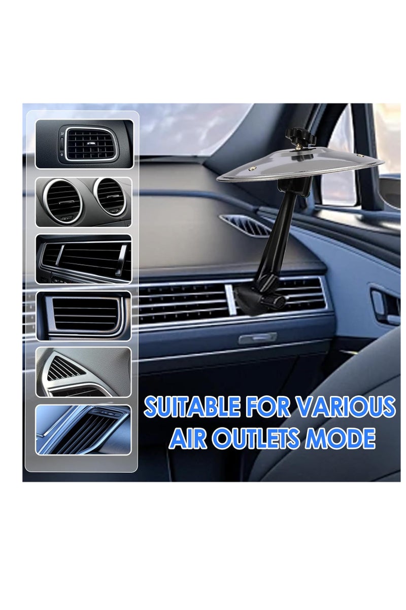 general Car Cymbal Drum Air Vent, Mini Metal Drum Crash Cymbal for Car Dashboard, Funny Musical Instruments Gadget for Drummer Music Lovers Gift - Image 3