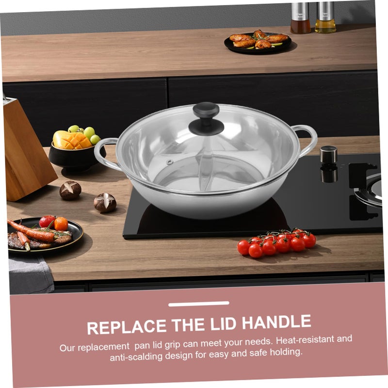 4pcs Stainless Steel Pot Lid Knobs Heat Resistant Handles for Casserole Cookware - Image 5