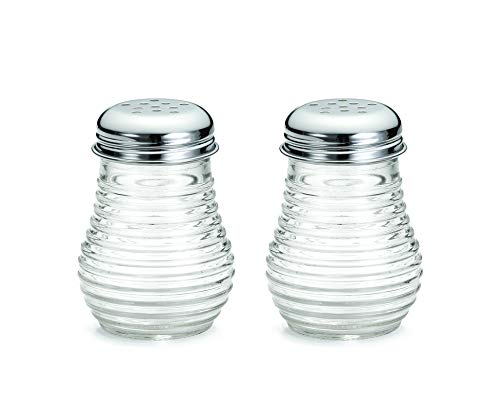 Tablecraft Beehive Range Salt and Pepper Shakers  6 oz Set of Two