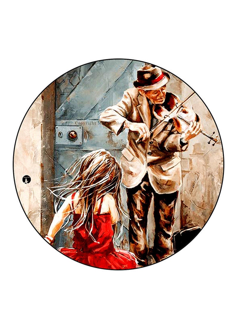 RKN Vintage Art Printed Mouse Pad  Multicolour