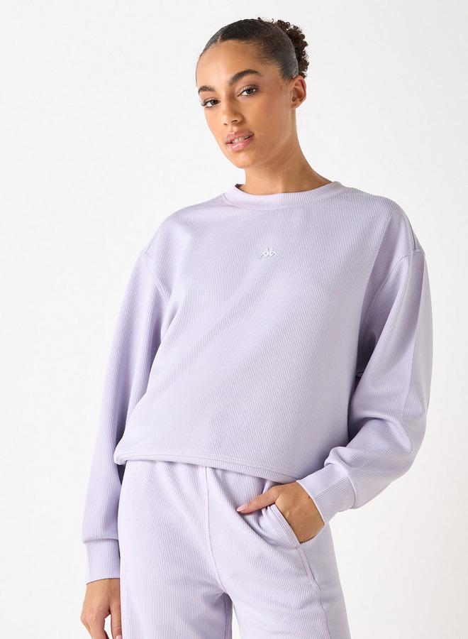 كابا سويت شيرت بأكمام طويلة وطبعات شعار من كابا - Image 1