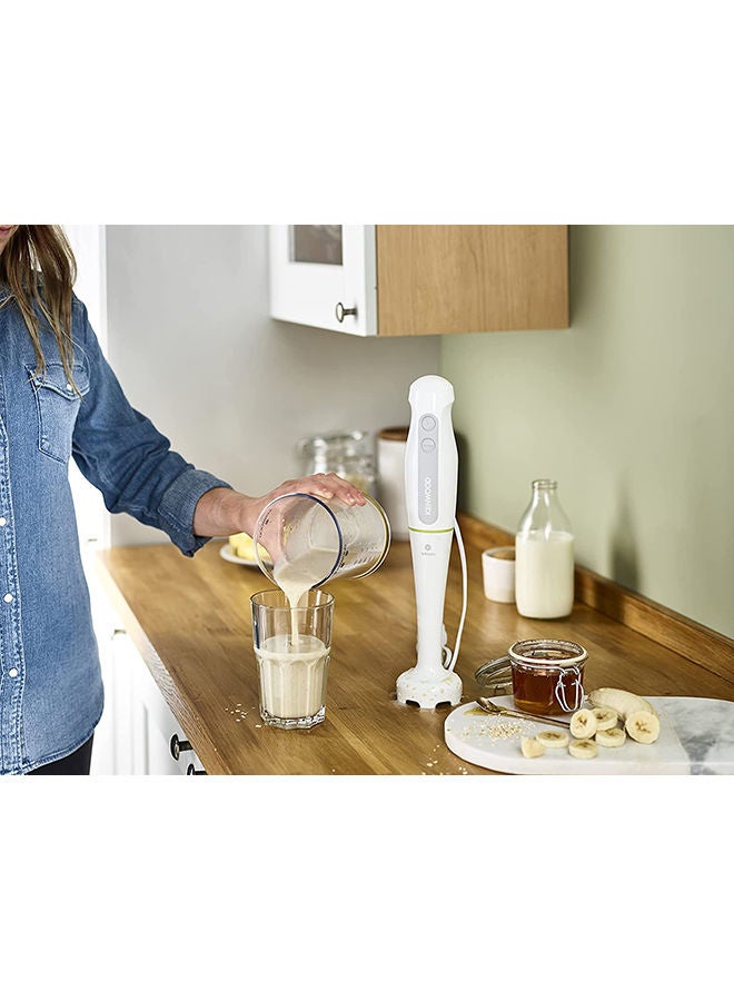 KENWOOD Hand Blender, 0.5L Chopper, 0.5L Beaker, Turbo Function, Whisk, Triblade Technology, HDP104WG White - Image 5