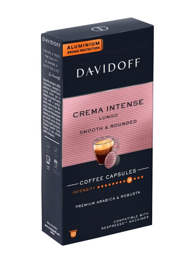 Davidoff Creama Intense Coffee Capsules 10 Capsules (55g) - Image 2