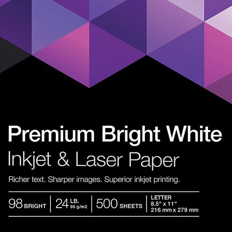 Staples 733332 Premium 8.5-Inch X 11-Inch Multipurpose Paper 24 Lbs. 98 Bright 500/Ream - Image 4