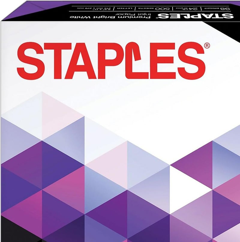Staples 733332 Premium 8.5-Inch X 11-Inch Multipurpose Paper 24 Lbs. 98 Bright 500/Ream - Image 3