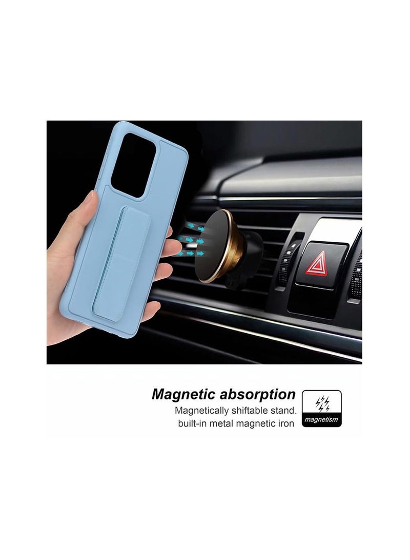 S-TOP Samsung Protective Cover Magnetic Hold /s22/s22PLUS/s20F/s21FE/ NOTE10 PLUS // Cyan - Image 2