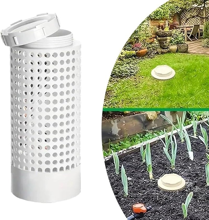 160MM Round Hole Weatherproof Indoor Outdoor Composter Efficient Compost System For Sustainable Gardening - Image 3