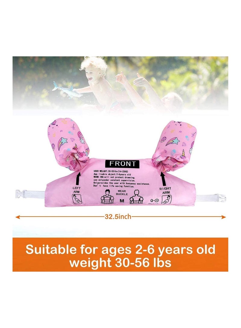 AMERTEER Swimming Float Vest Kids Toddler Swim Training Jacket Arm Floats Bands For Baby Children Girls and Boys Learn to Swim - Image 5