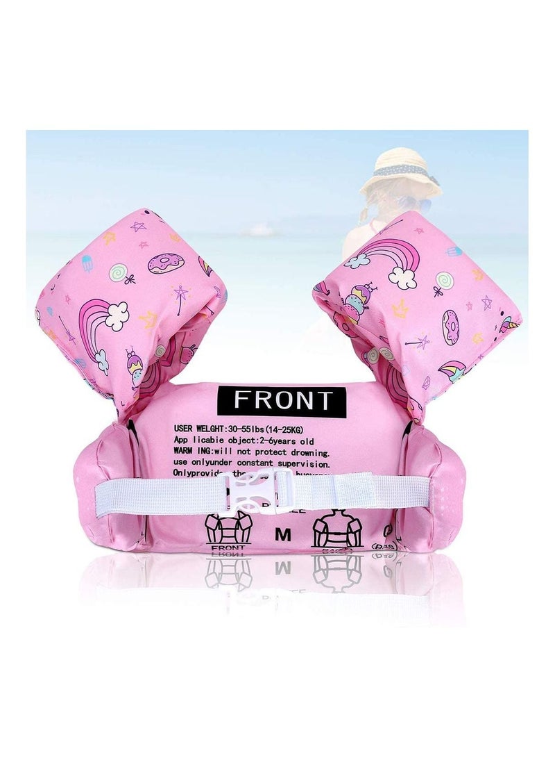 AMERTEER Swimming Float Vest Kids Toddler Swim Training Jacket Arm Floats Bands For Baby Children Girls and Boys Learn to Swim - Image 3