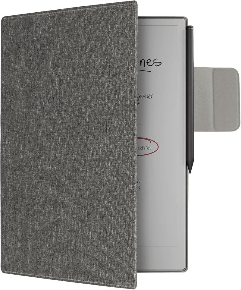 WALNEW Case for reMarkable Paper Pro, Slim Lightweight Protective Cover with Pen Clasp, Auto Sleep/Wake Book Folio Cover for reMarkable Paper Pro 11.8" (2024 Released) (Gray) - Image 1