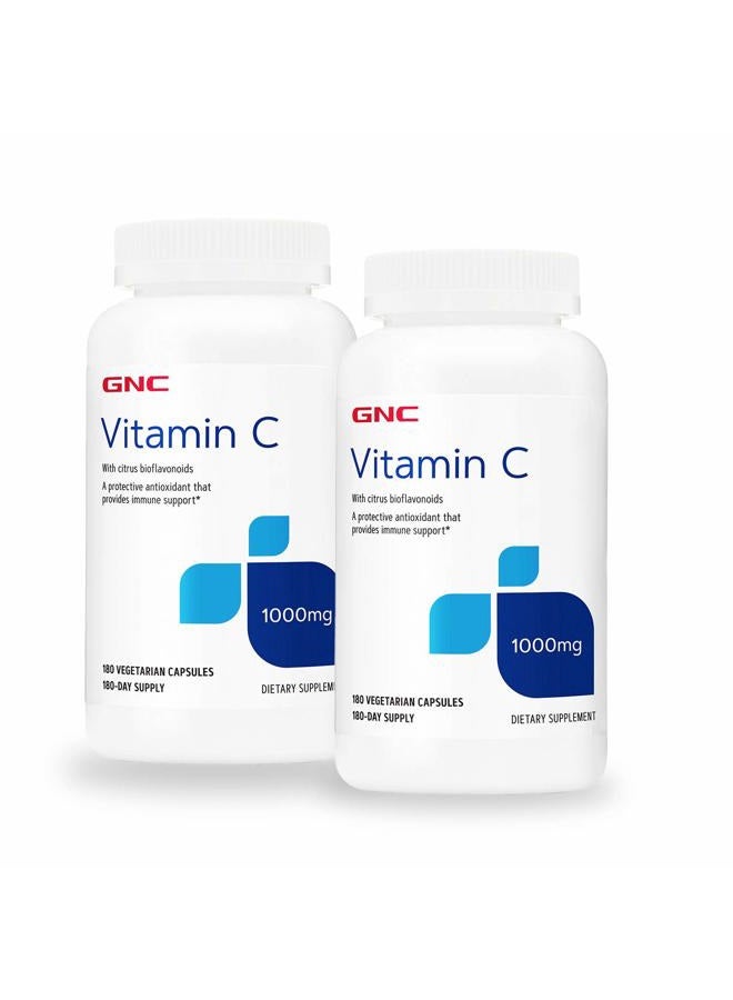 GNC Vitamin C 1000 MG - Twin Pack - Image 1